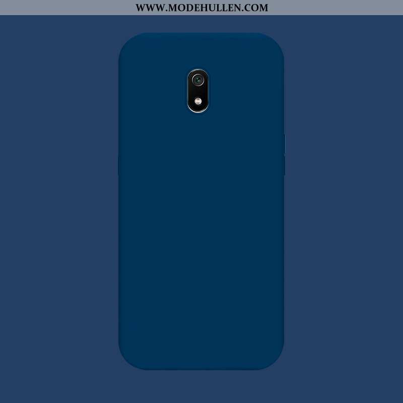 Hülle Xiaomi Redmi 8a Nubuck Anti-sturz Silikonschutztrendweiche Blau Case