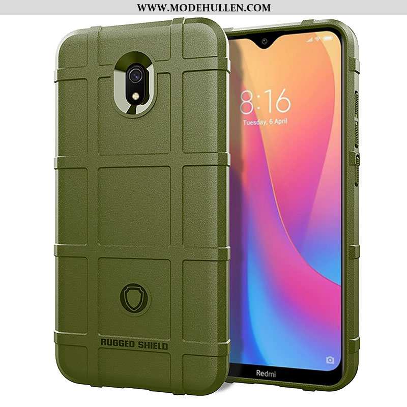 Hülle Xiaomi Redmi 8a Persönlichkeit Kreativ Silikon Handy Grün Nubuck