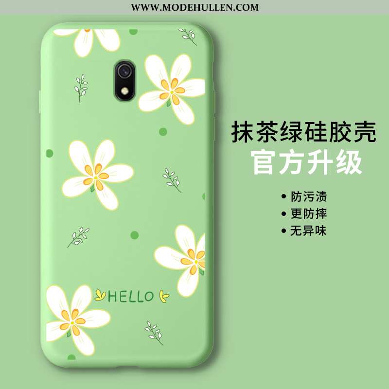 Hülle Xiaomi Redmi 8a Schutz Persönlichkeit Case Handy Netto Rot Weiche Rot Grün