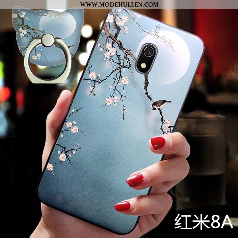 Hülle Xiaomi Redmi 8a Weiche Silikon Mini Chinesische Art Kreativ Trend Rosa