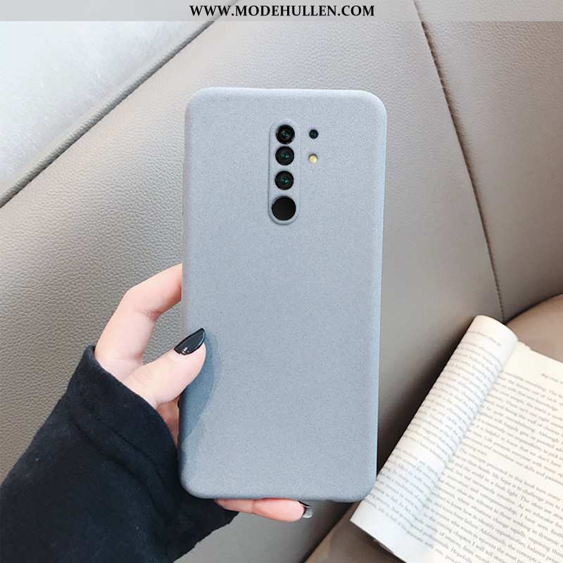 Hülle Xiaomi Redmi 9 Silikon Schutz Rot Grau Mini Handy