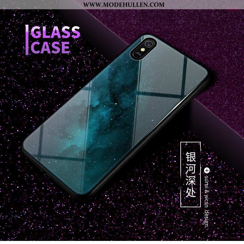 Hülle Xiaomi Redmi 9a Trend Schutz Rot Neu Einfassung Persönlichkeit Glas Rote