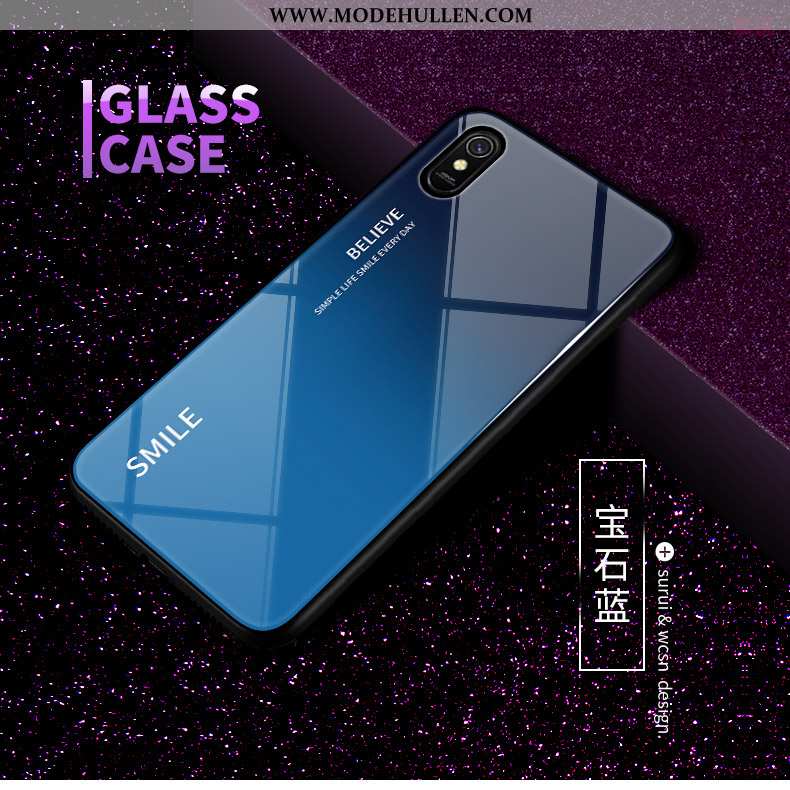 Hülle Xiaomi Redmi 9a Trend Schutz Rot Neu Einfassung Persönlichkeit Glas Rote