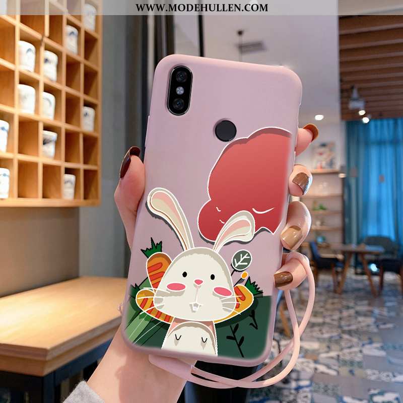 Hülle Xiaomi Redmi Note 5 Karikatur Weiche Anti-sturz Handy Liebhaber Rot Blau