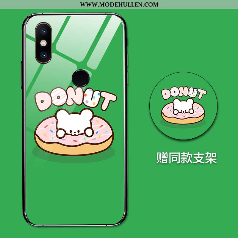 Hülle Xiaomi Redmi Note 5 Kreativ Karikatur Trend Glas Liebhaber Süßigkeiten Spiegel Rosa