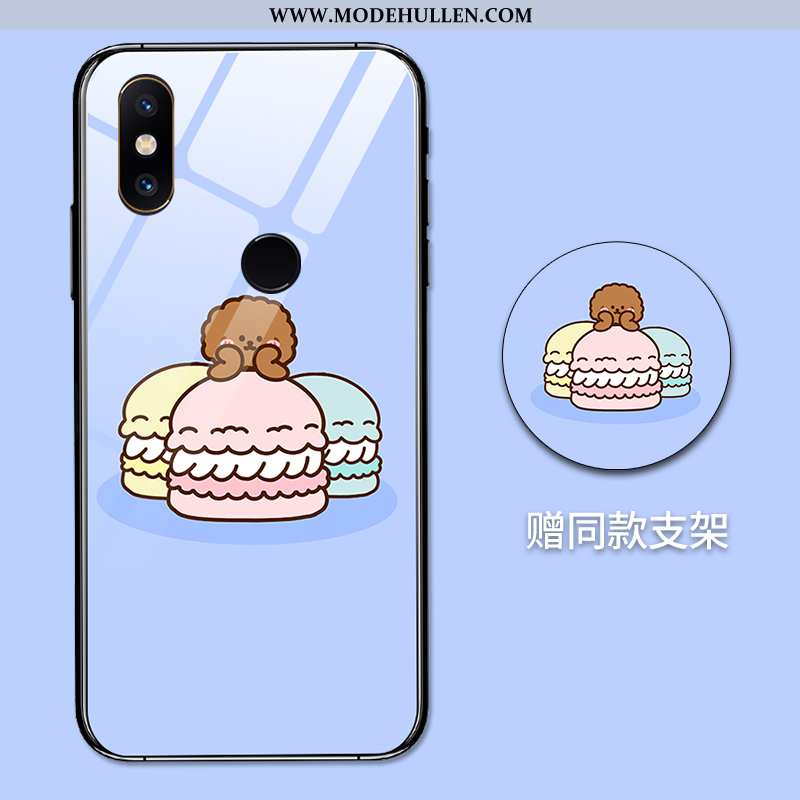 Hülle Xiaomi Redmi Note 5 Kreativ Karikatur Trend Glas Liebhaber Süßigkeiten Spiegel Rosa