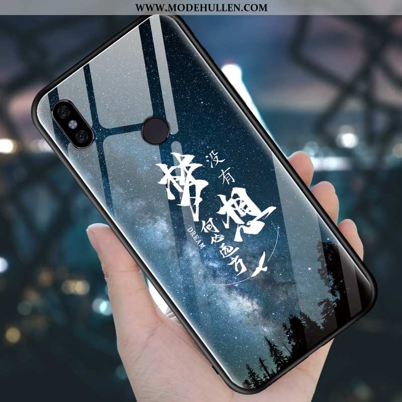 Hülle Xiaomi Redmi Note 5 Persönlichkeit Kreativ Weiche Case Nubuck Anti-sturz Schutz Lila