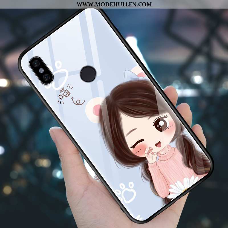 Hülle Xiaomi Redmi Note 5 Persönlichkeit Kreativ Weiche Case Nubuck Anti-sturz Schutz Lila