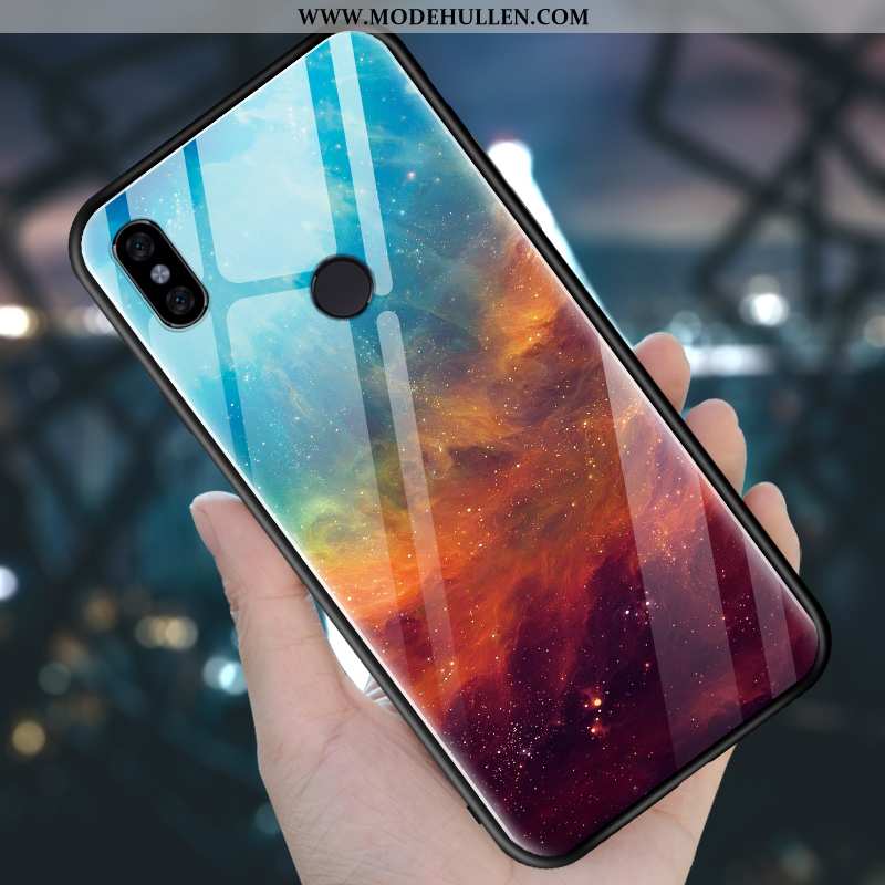 Hülle Xiaomi Redmi Note 5 Persönlichkeit Kreativ Weiche Case Nubuck Anti-sturz Schutz Lila