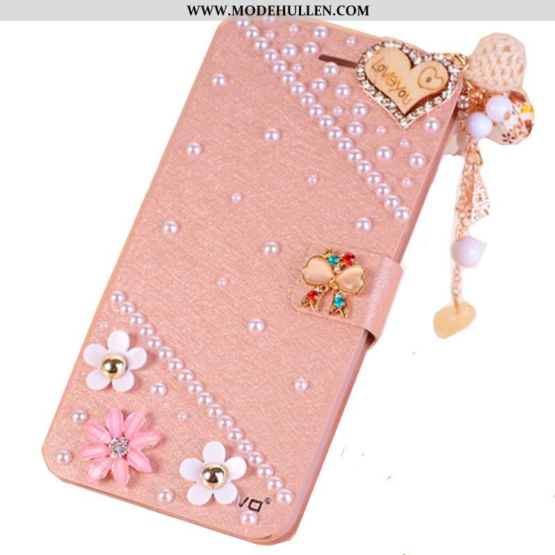 Hülle Xiaomi Redmi Note 5 Schutz Strass Clamshell Case Anti-sturz Lederhülle Rosa