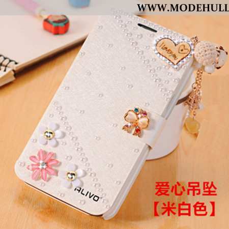 Hülle Xiaomi Redmi Note 5 Schutz Strass Clamshell Case Anti-sturz Lederhülle Rosa