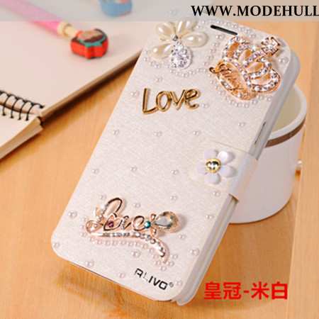 Hülle Xiaomi Redmi Note 5 Schutz Strass Clamshell Case Anti-sturz Lederhülle Rosa