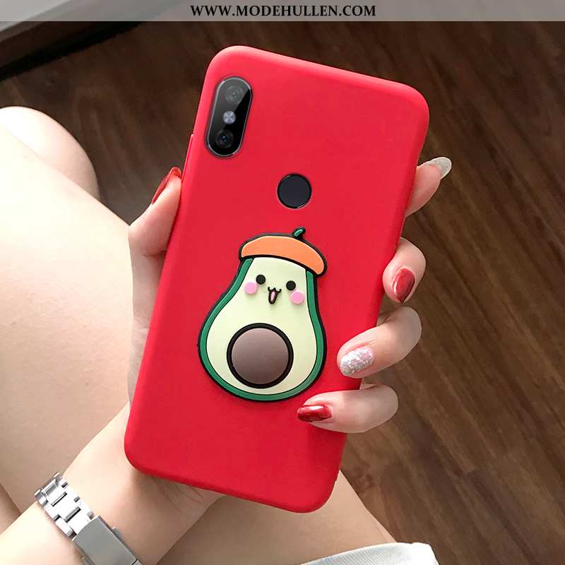 Hülle Xiaomi Redmi Note 5 Silikon Schutz Case Anti-sturz Rot Schwarz