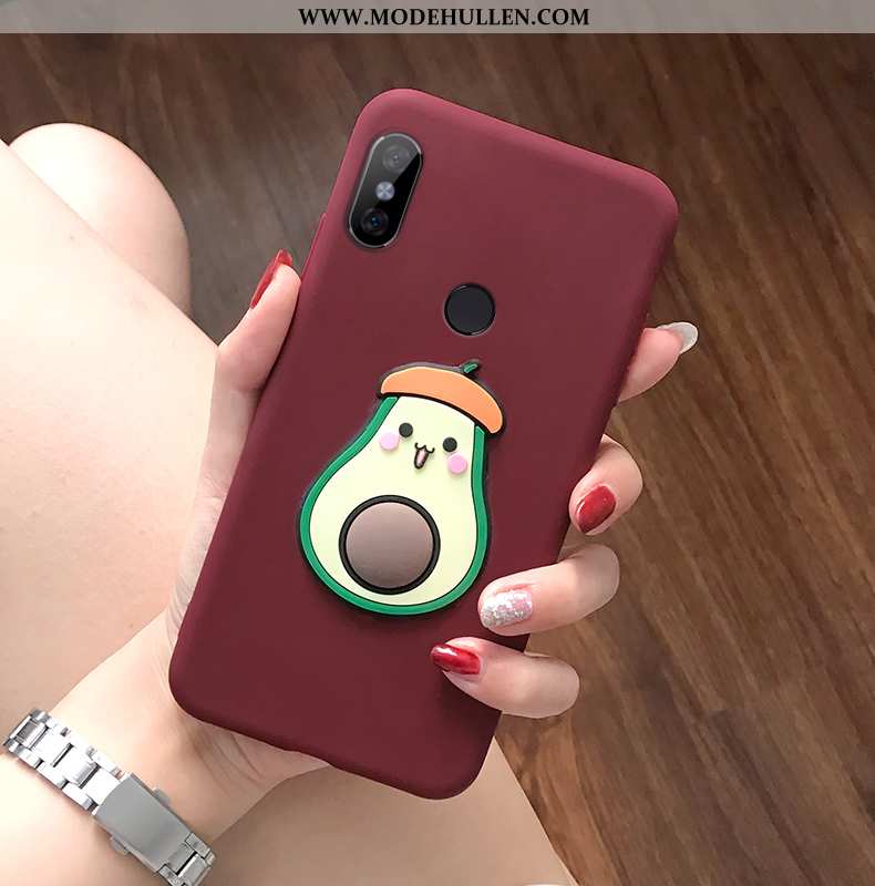 Hülle Xiaomi Redmi Note 5 Silikon Schutz Case Anti-sturz Rot Schwarz