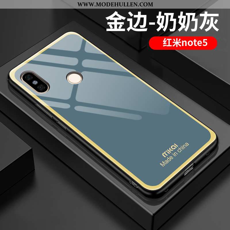 Hülle Xiaomi Redmi Note 5 Super Weiche Case Glas Hoch Dünne Grün
