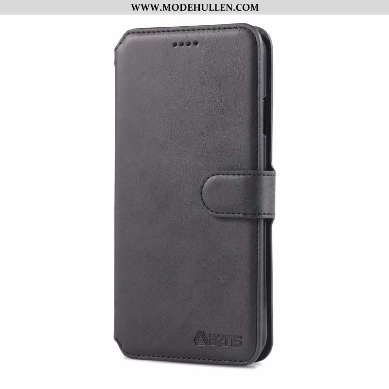 Hülle Xiaomi Redmi Note 6 Pro Geldbörse Schutz Folio Case Karte Grau