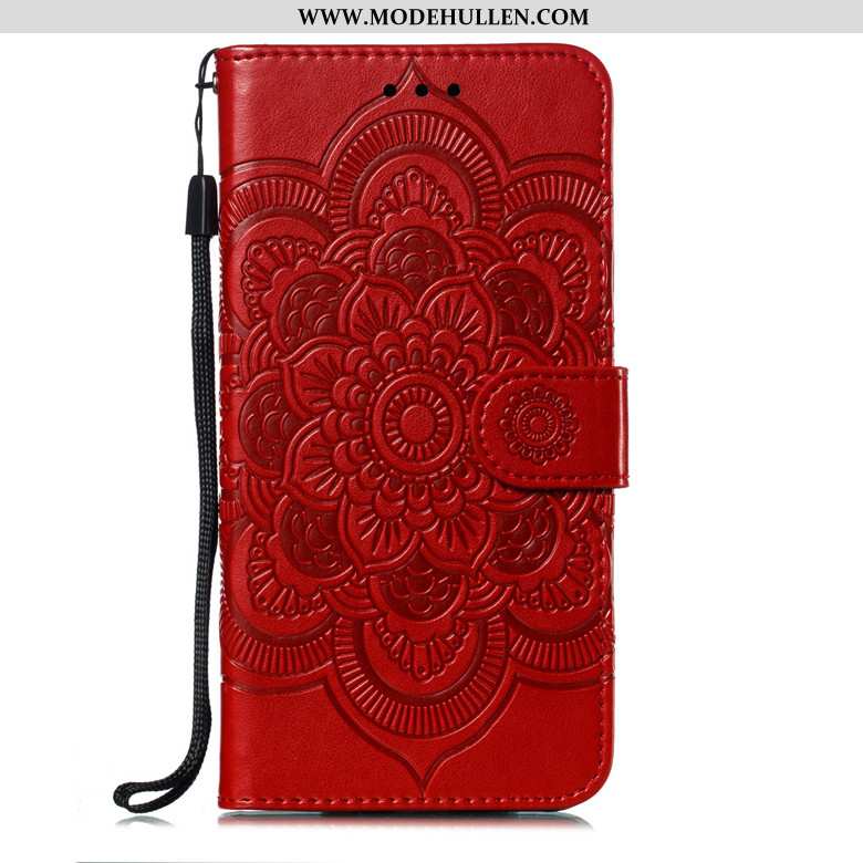 Hülle Xiaomi Redmi Note 6 Pro Lederhülle Schutz Mini Case Handy Lila