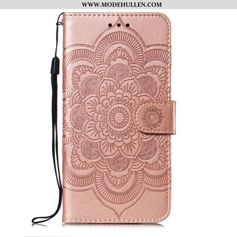 Hülle Xiaomi Redmi Note 6 Pro Lederhülle Schutz Mini Case Handy Lila