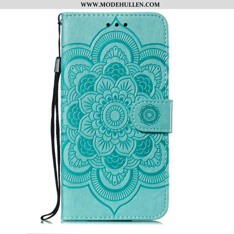 Hülle Xiaomi Redmi Note 6 Pro Lederhülle Schutz Mini Case Handy Lila