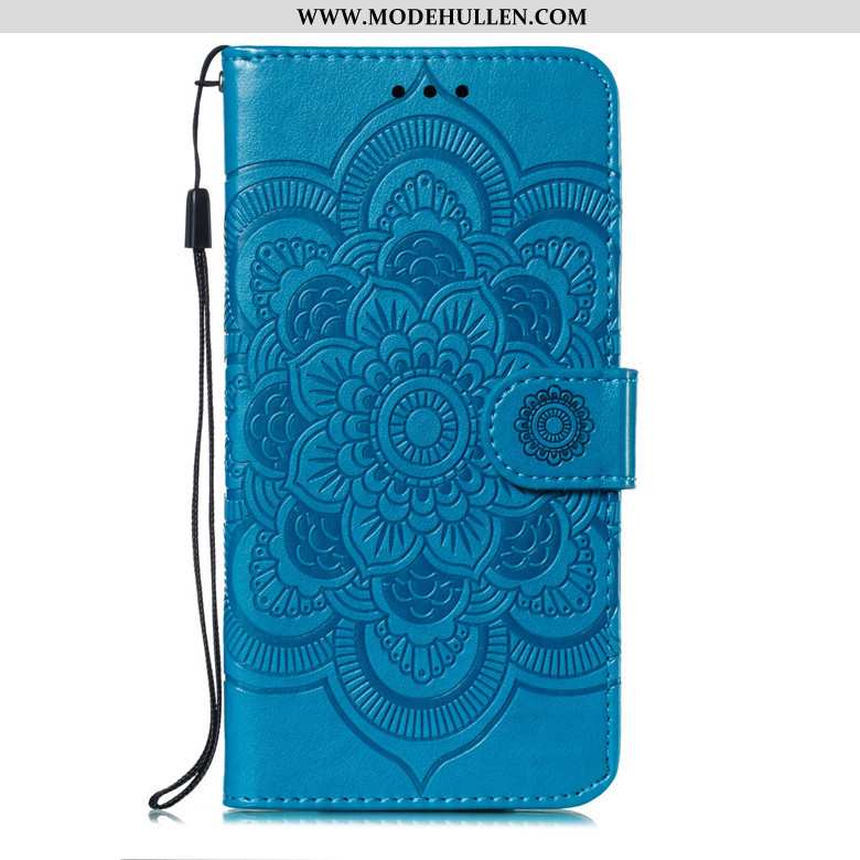 Hülle Xiaomi Redmi Note 6 Pro Lederhülle Schutz Mini Case Handy Lila