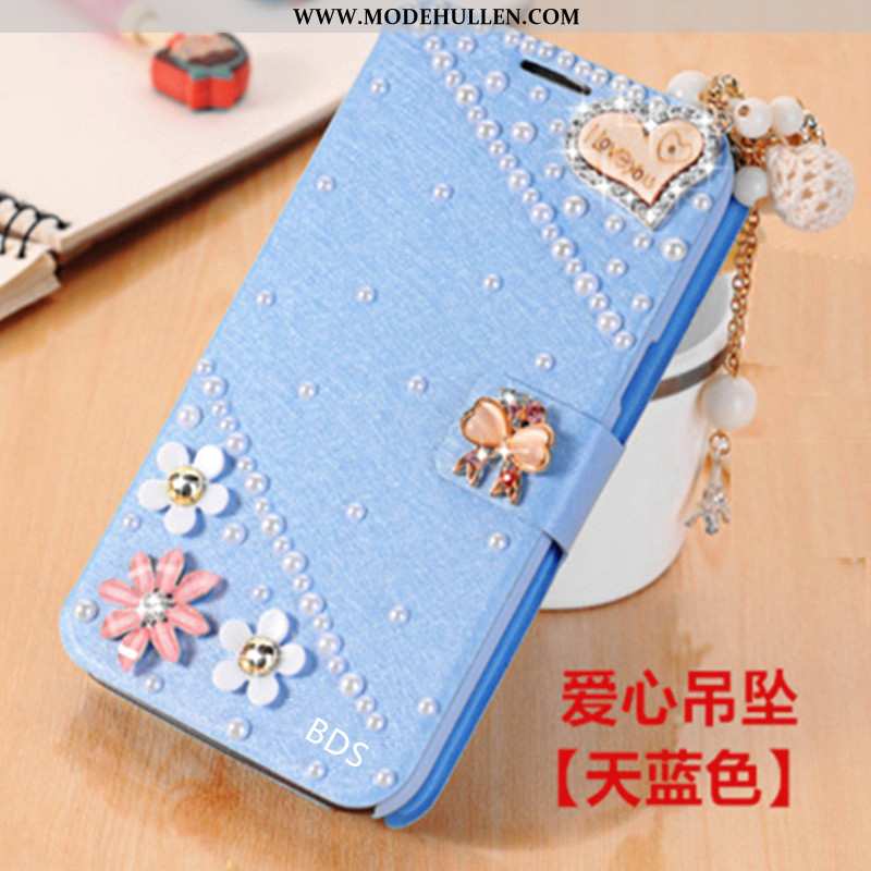 Hülle Xiaomi Redmi Note 6 Pro Trend Super Case Neu Strass Handy Rot Blau