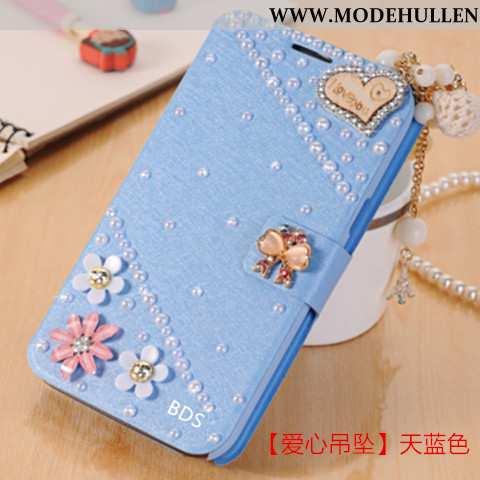 Hülle Xiaomi Redmi Note 6 Pro Trend Super Case Neu Strass Handy Rot Blau