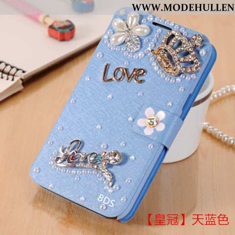 Hülle Xiaomi Redmi Note 6 Pro Trend Super Case Neu Strass Handy Rot Blau