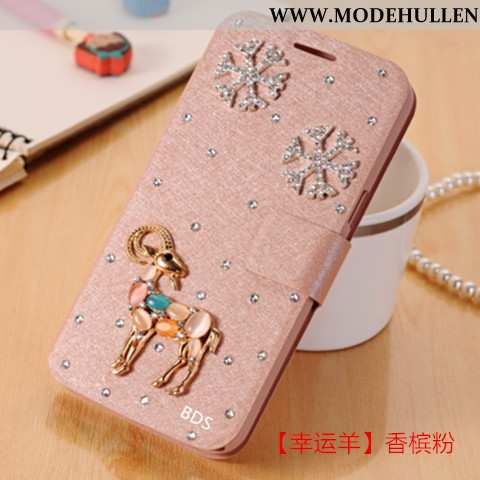 Hülle Xiaomi Redmi Note 6 Pro Trend Super Case Neu Strass Handy Rot Blau