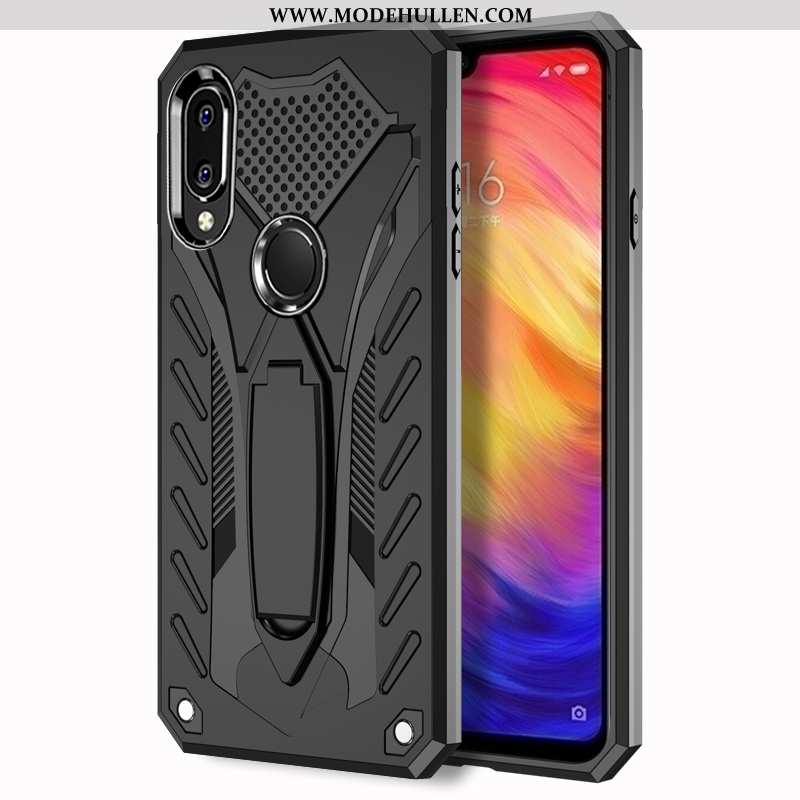 Hülle Xiaomi Redmi Note 7 Nubuck Trend Weiche Alles Inklusive Handy Ballon Rot Schwarz