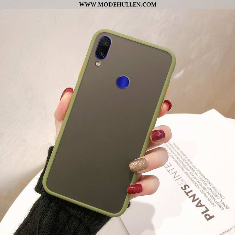 Hülle Xiaomi Redmi Note 7 Nubuck Weiche Rot Schutz Alles Inklusive Case Handy Rote