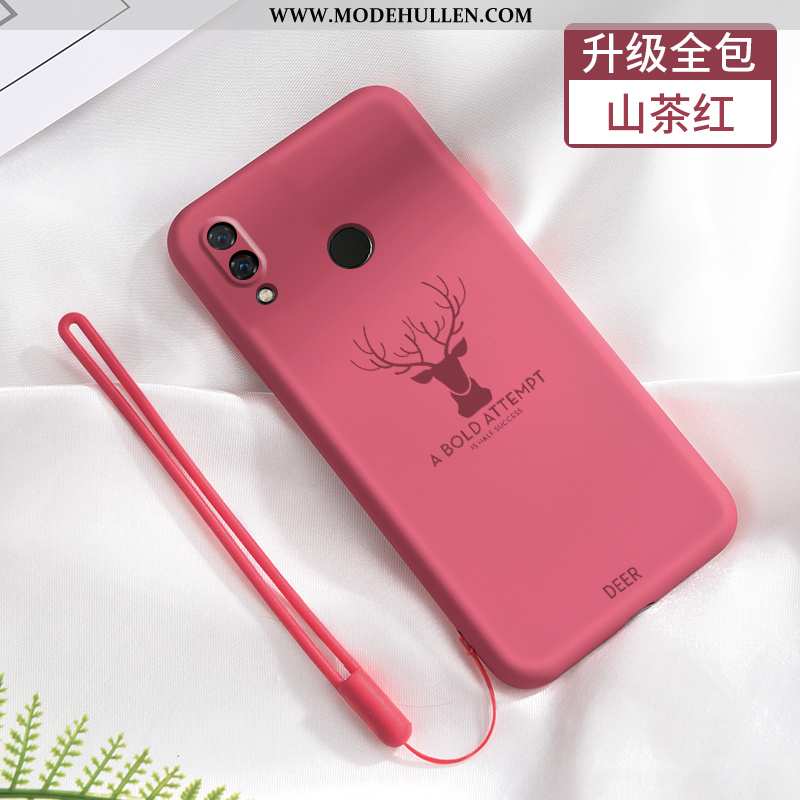 Hülle Xiaomi Redmi Note 7 Weiche Silikon Grün Netto Rot Mini Case