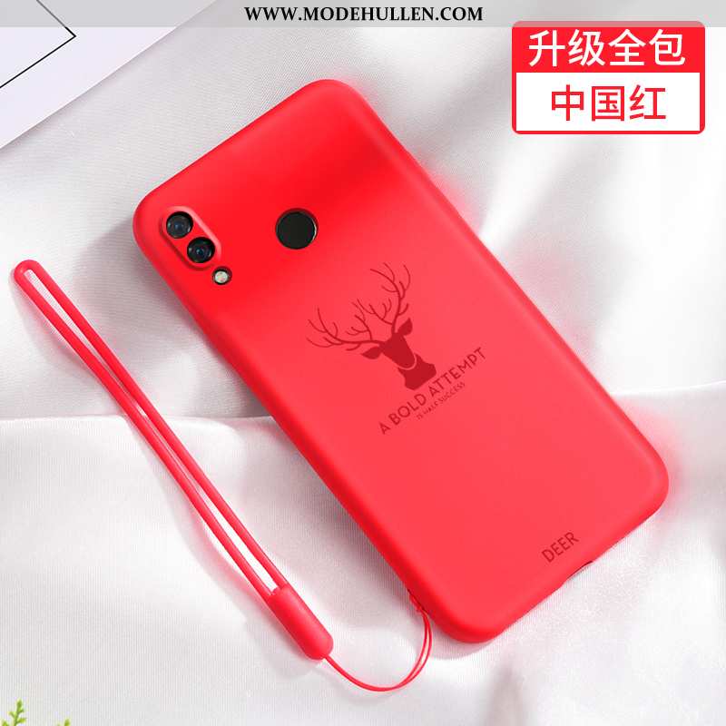 Hülle Xiaomi Redmi Note 7 Weiche Silikon Grün Netto Rot Mini Case