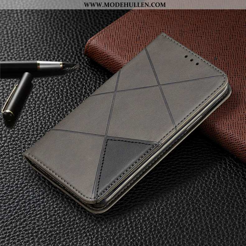 Hülle Xiaomi Redmi Note 8 Pro Geldbörse Schutz Rot Alles Inklusive Lederhülle Mini Case Braun