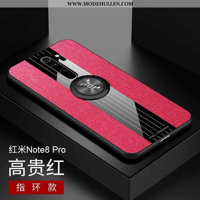 Hülle Xiaomi Redmi Note 8 Pro Muster Weiche Persönlichkeit Kreativ Stoff Halterung Schutz Braun