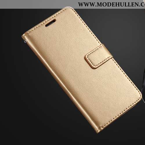 Hülle Xiaomi Redmi Note 8 Pro Schutz Braun Rot Folio Handy Case