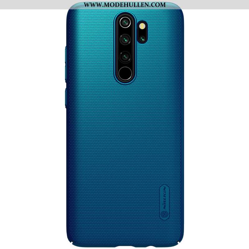 Hülle Xiaomi Redmi Note 8 Pro Schutz Nubuck Leichtgewicht Schwer Dünne Rot Mini Blau