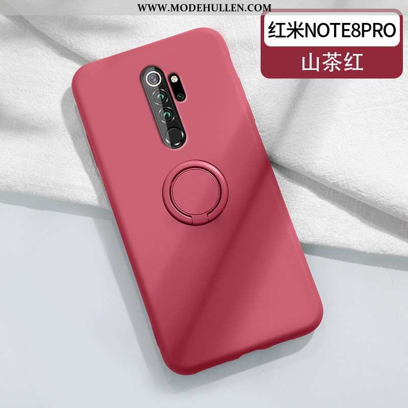 Hülle Xiaomi Redmi Note 8 Pro Schutz Weiche Anti-sturz Handy Einfarbig Frisch Liebhaber Rote