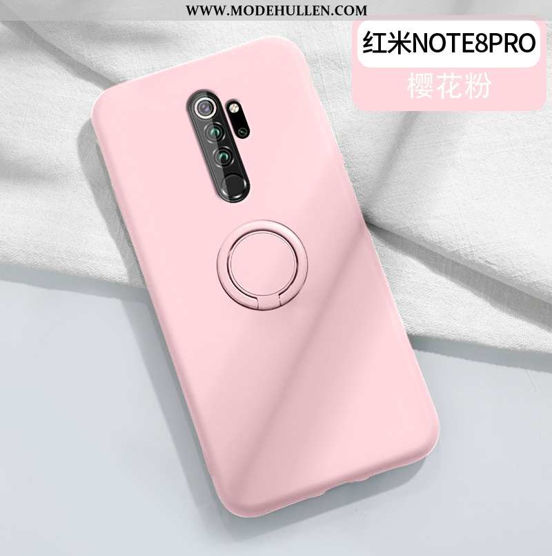 Hülle Xiaomi Redmi Note 8 Pro Schutz Weiche Anti-sturz Handy Einfarbig Frisch Liebhaber Rote