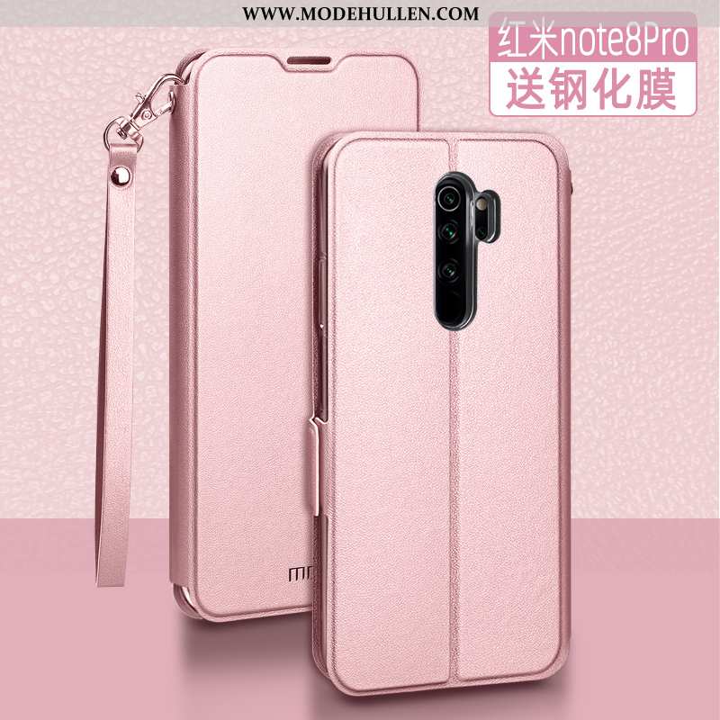 Hülle Xiaomi Redmi Note 8 Pro Super Weiche Silikon Rosa Case Schutz Rot