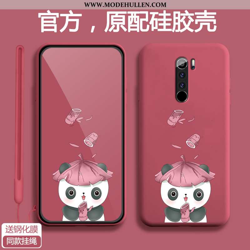 Hülle Xiaomi Redmi Note 8 Pro Trend Super Karikatur Netto Rot Rot Weiche Rote