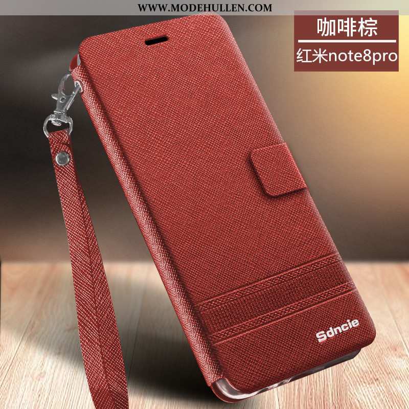 Hülle Xiaomi Redmi Note 8 Pro Weiche Schutz Rosa Business Anti-sturz Rot Handy