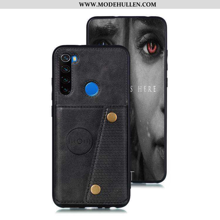 Hülle Xiaomi Redmi Note 8t Silikon Case Schutz Rot Case Weiche Handy Schwarz