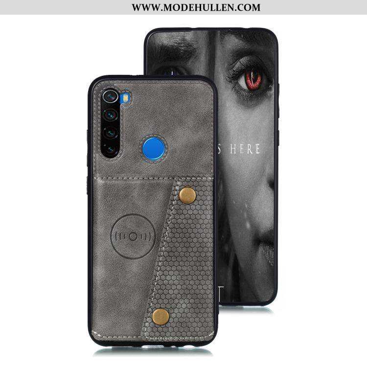 Hülle Xiaomi Redmi Note 8t Silikon Case Schutz Rot Case Weiche Handy Schwarz