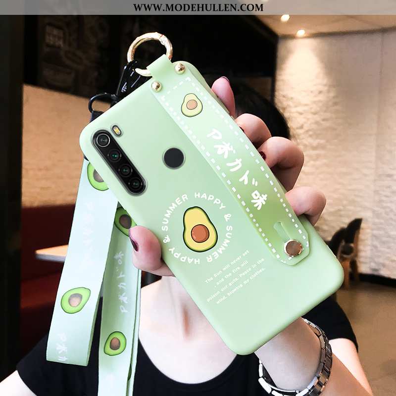Hülle Xiaomi Redmi Note 8t Silikon Schutz Case Kuh Einfach Handy Nette Grün