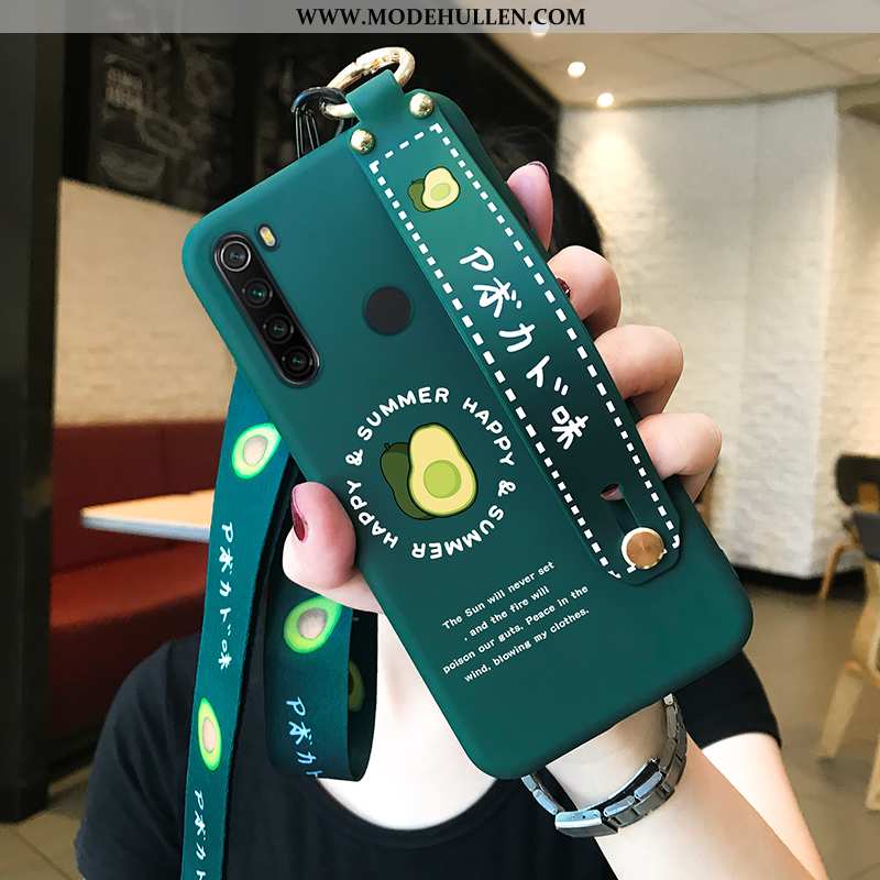 Hülle Xiaomi Redmi Note 8t Silikon Schutz Case Kuh Einfach Handy Nette Grün
