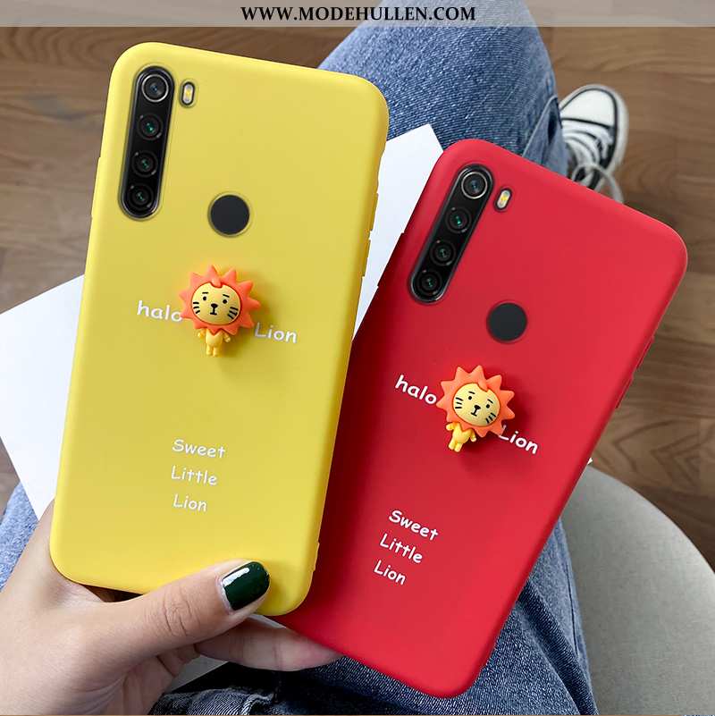 Hülle Xiaomi Redmi Note 8t Silikon Schutz Karikatur Alles Inklusive Gelb Hoch Nette Gelbe