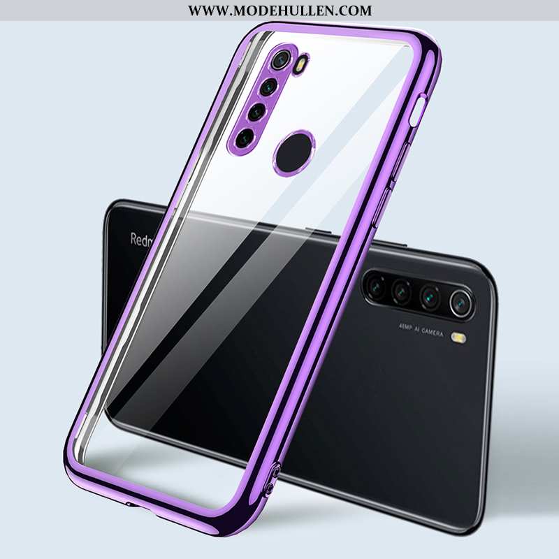 Hülle Xiaomi Redmi Note 8t Super Weiche Mini Transparent Handy Case Lila