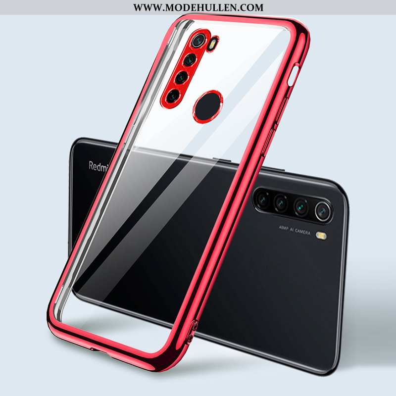 Hülle Xiaomi Redmi Note 8t Super Weiche Mini Transparent Handy Case Lila