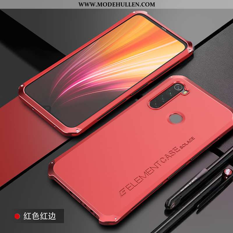 Hülle Xiaomi Redmi Note 8t Trend Silikon Persönlichkeit Alles Inklusive Handy Metall Rote