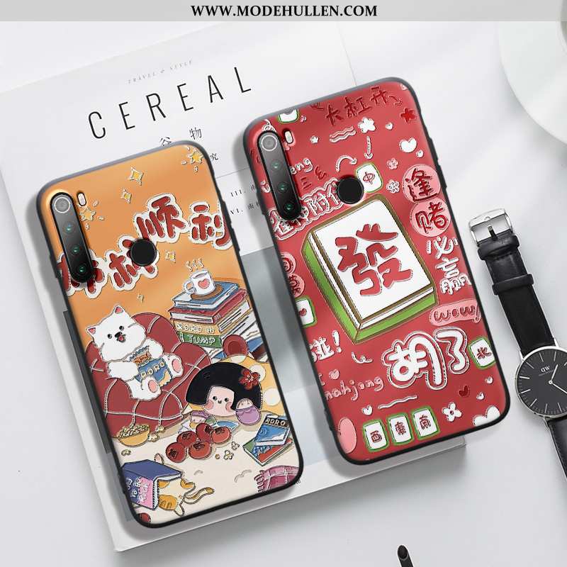 Hülle Xiaomi Redmi Note 8t Weiche Silikon Rot Alles Inklusive Case Nette Rote